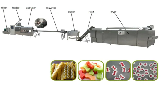 Литьевая машина для жевания домашних животных, автоматическая линия по производству жевательных конфет для собак